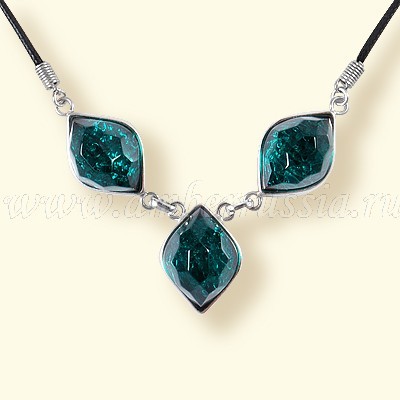 Колье &quot;Роса&quot; из Бернита Посеребрение купить