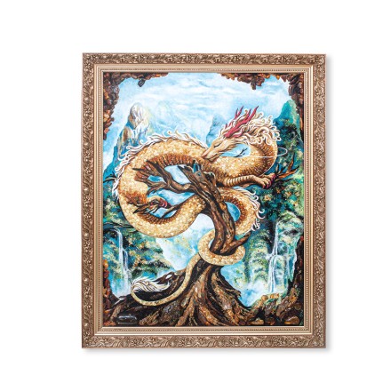Картина &quot;Дракон&quot; из Янтаря купить