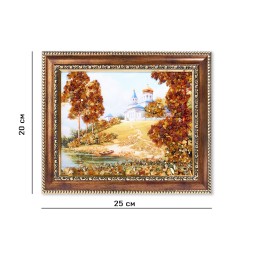 Картина &quot;Храм&quot; Янтарь