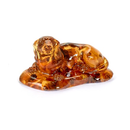 &quot;Такса&quot; фигурка Юв.смола с янтарем купить