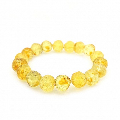 Браслет &quot;Кусанка&quot; из Янтаря и бисера купить