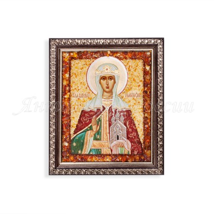 Икона из Янтаря св.Ольга купить