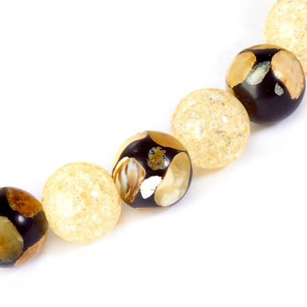 Браслет &quot;Шар&quot; из Янтаря и юв.смолы купить