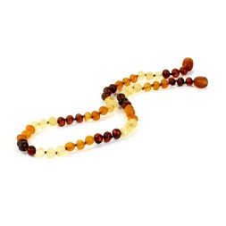 Бусы детские &quot;Мятый шар&quot; из Янтаря