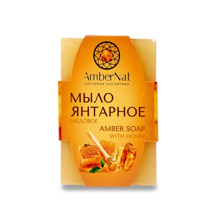 Мыло янтарное &quot;С медом&quot; 90г купить