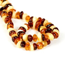 Бусы &quot;Галька&quot; из Янтаря