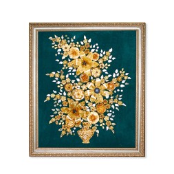 Панно &quot;Цветы&quot; из Янтаря